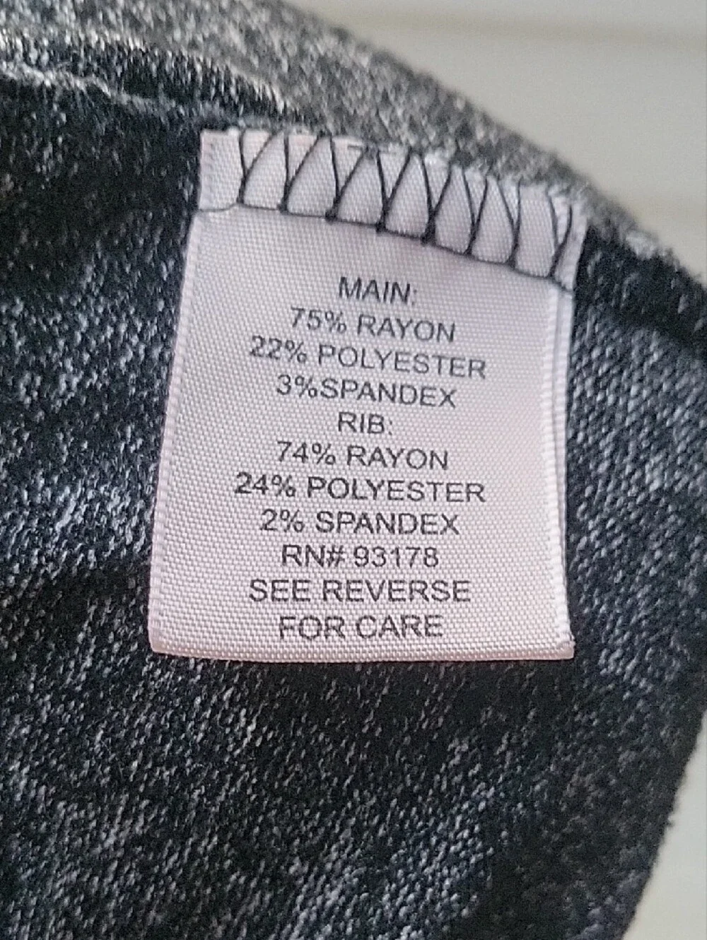Philosophy Charcoal Black Crewneck Sweater Women’s Size Small